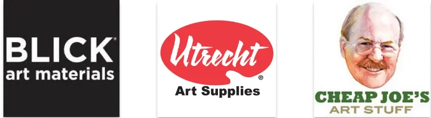 Competitor logos: BLICK, Utrecht, Cheap Joe's